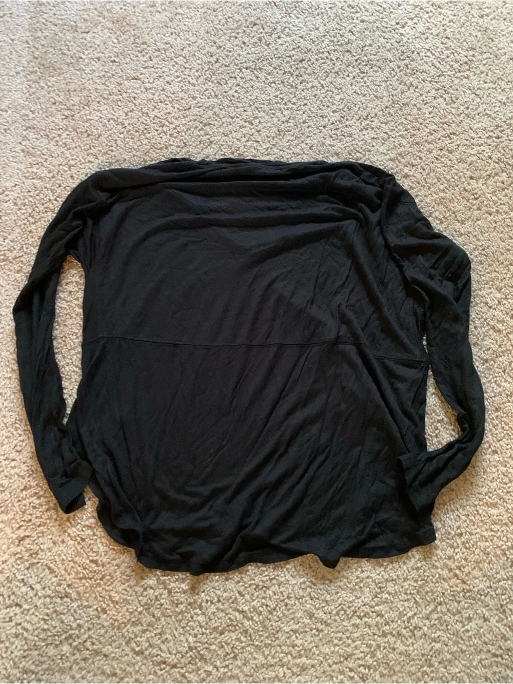 Black long sleeve Madewell tee XS